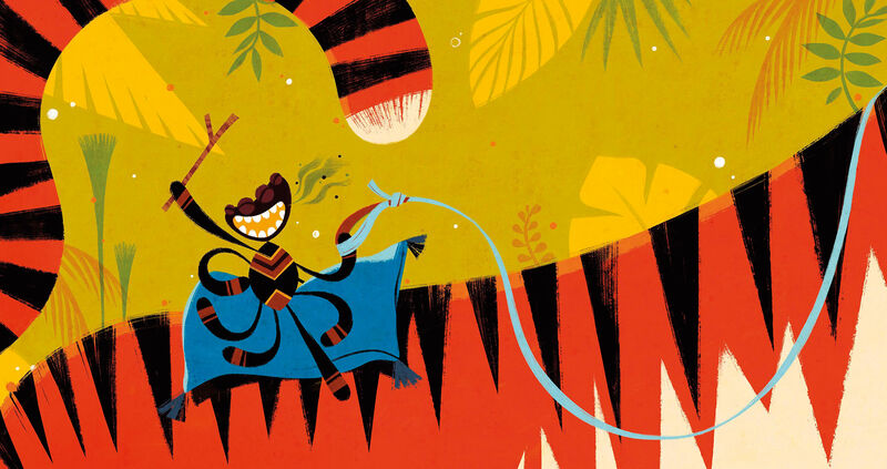 Anansi de Spin en de Gulzige Tijger 3+