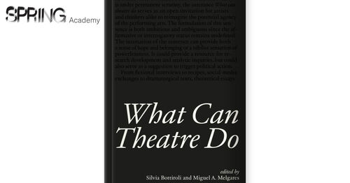 Booklaunch - What Can Theatre Do