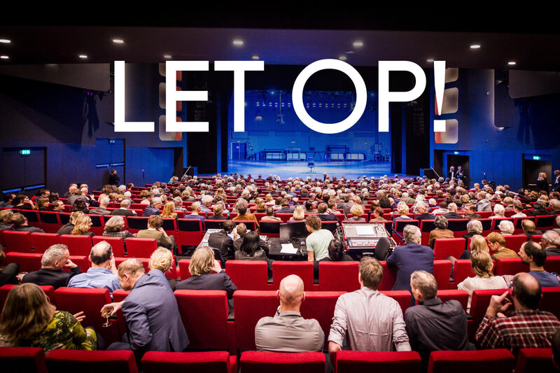 dinsdag 6 januari t/m vrijdag 9 januari - voorstellingen onder voorbehoud