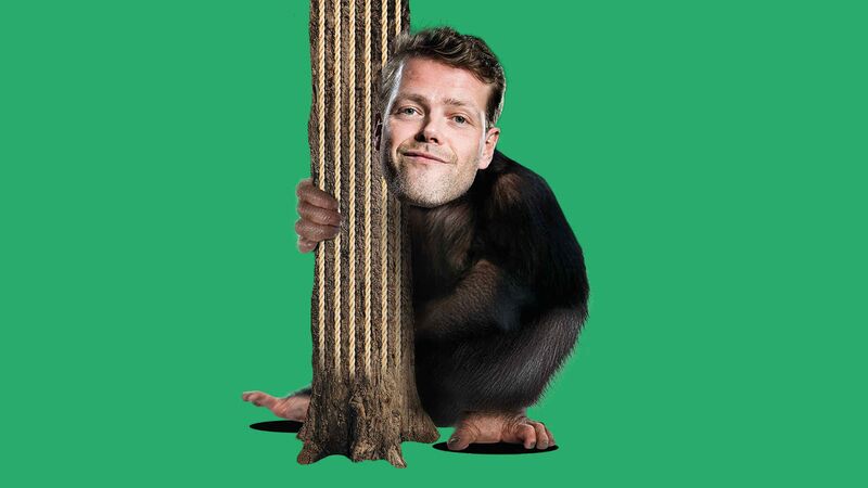 Een aap die geen bananen eet
