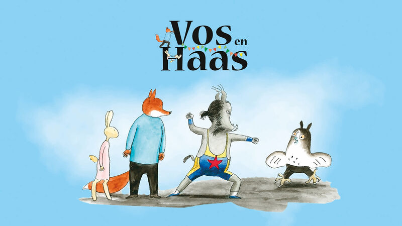 Vos en Haas samen in het bos 2+